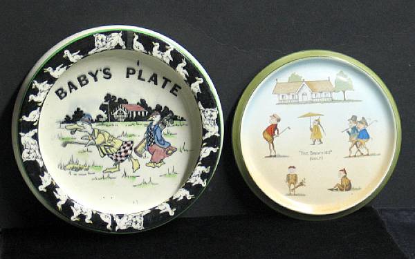 Appraisal: A Grimwades Brownies golf plate in fine condition circa in