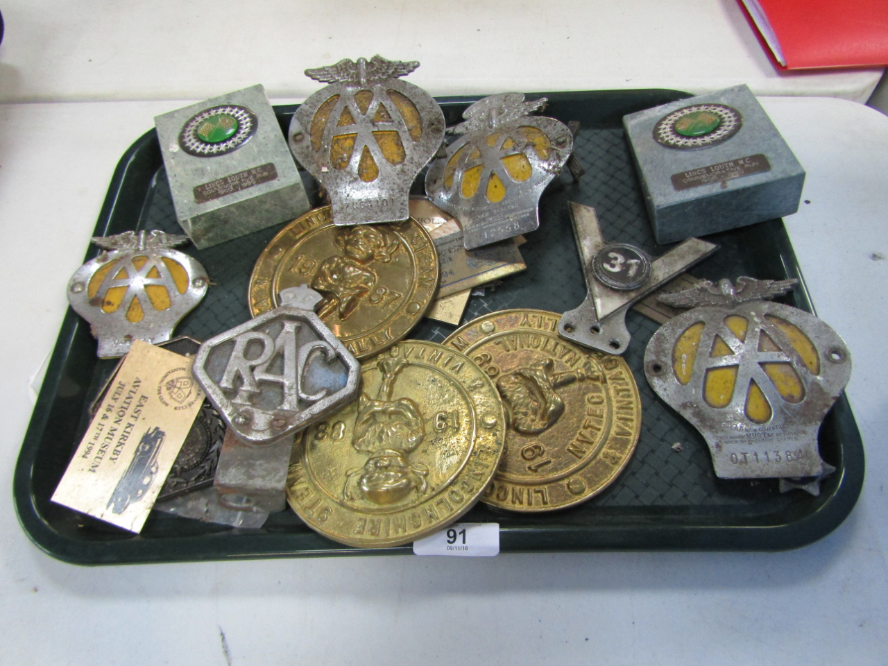 Appraisal: A collection of 's and 's AA badges including a