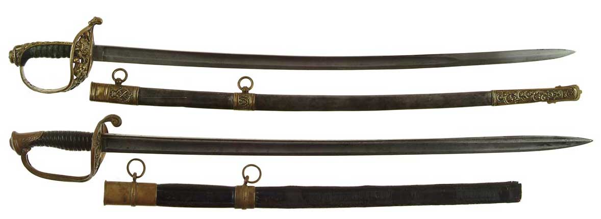 Appraisal: EUROPEAN FOOT OFFICER S SWORD GERMAN FOOT OFFICER S SWORD