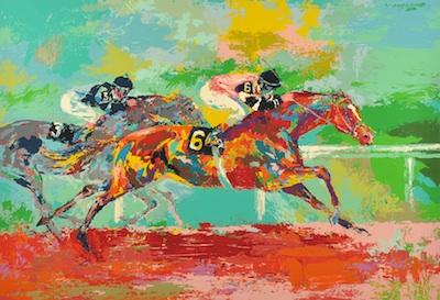 Appraisal: Leroy Neiman American b Race of the Year Affirmed and