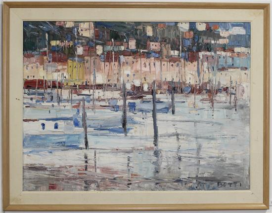 Appraisal: Sale Lot Italo Botti American - Untitled oil on canvas