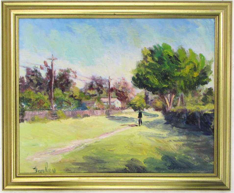 Appraisal: JONATHAN M FARLEY OIL ON CANVAS Oregon b Afternoon Walk