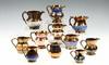 Appraisal: LUSTRE PITCHERS - Collection of twelve small to miniature th