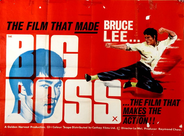 Appraisal: THE BIG BOSS National General action starring Bruce Lee British