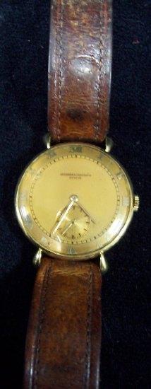 Appraisal: A Vacheron and Constantin wristwatch with seconds at o'clock having