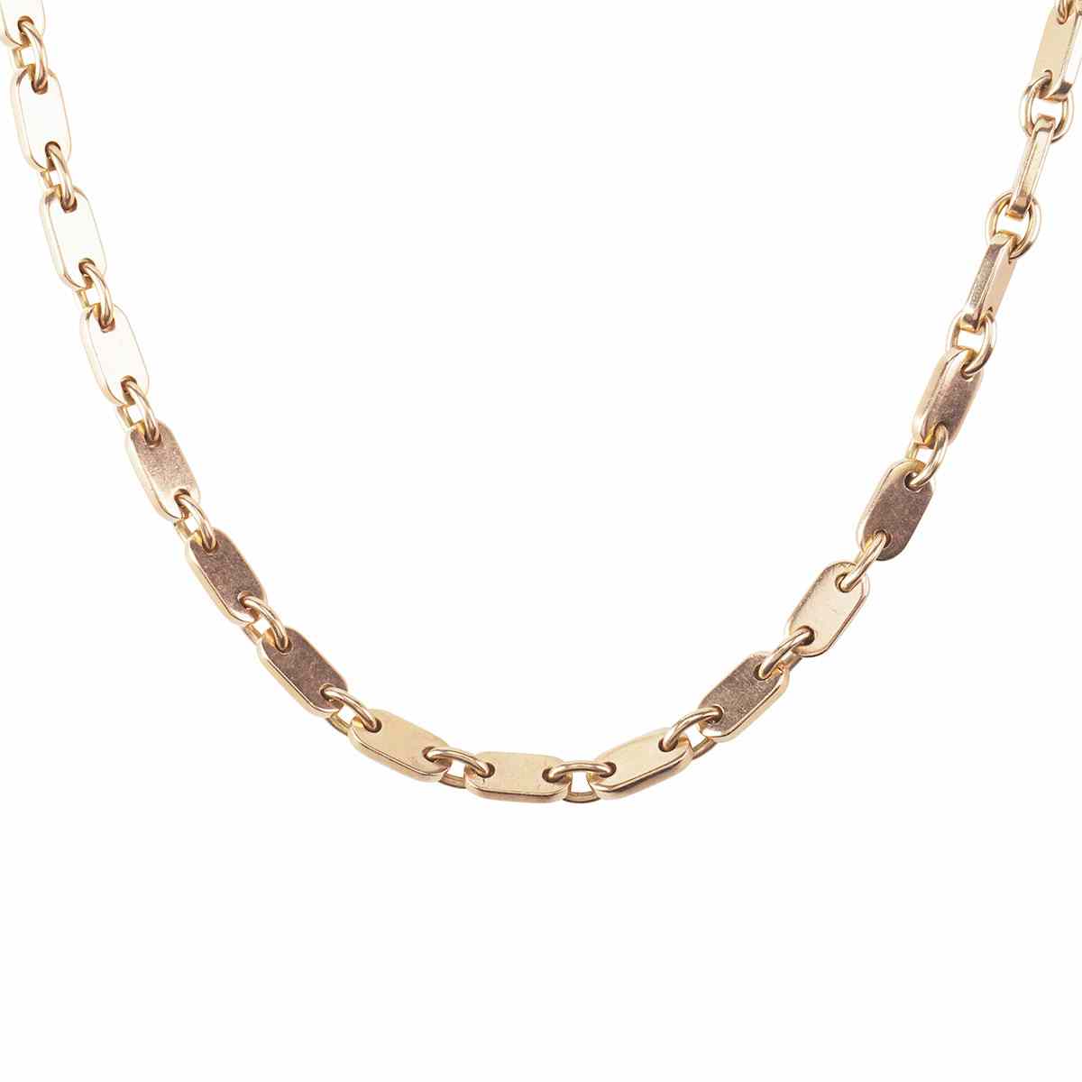 Appraisal: k Rose Gold Oval Link Chain with a k gold