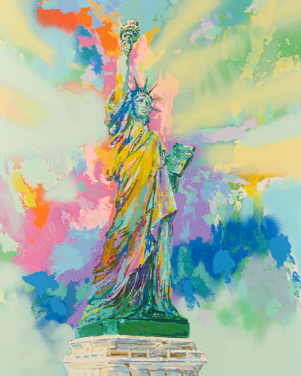 Appraisal: NEIMAN Leroy US - ''Lady Liberty'' Serigraph sight size ''