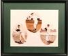 Appraisal: SIGNED BASEBALL PHOTOGRAPH - 'The Three Center Fielders' Willie Mays