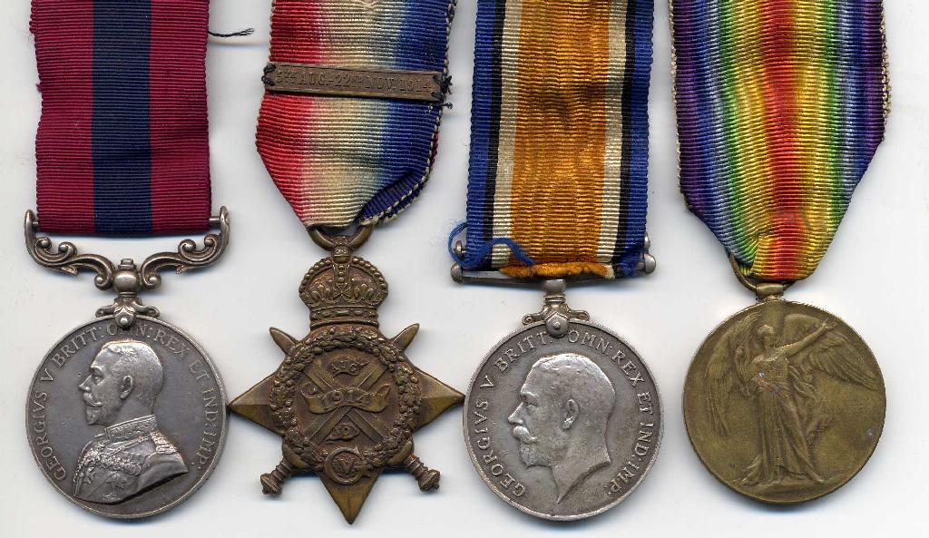 Appraisal: World War One DCM Group of Four Distinguished Conduct Medal