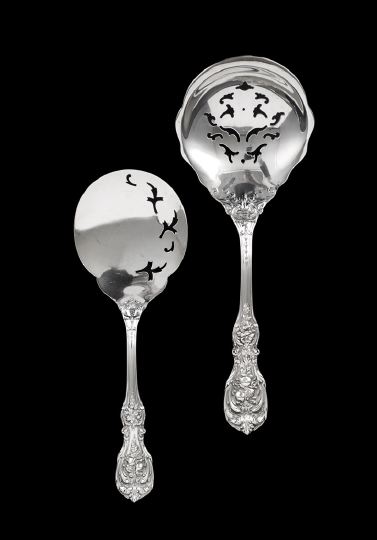 Appraisal: Two Reed Barton Francis I Sterling Silver Serving Pieces the