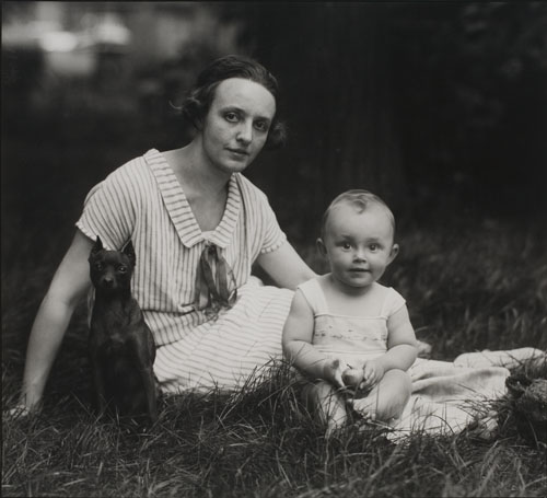 Appraisal: SANDER AUGUST - SANDER GERD Portrait of woman and child