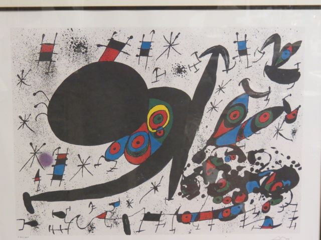 Appraisal: Miro Lithograph I- of image area X