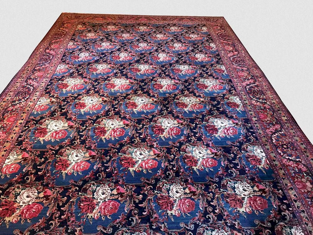 Appraisal: Tabriz Carpet Persia ca Tabriz Carpet Persia ca approx ft