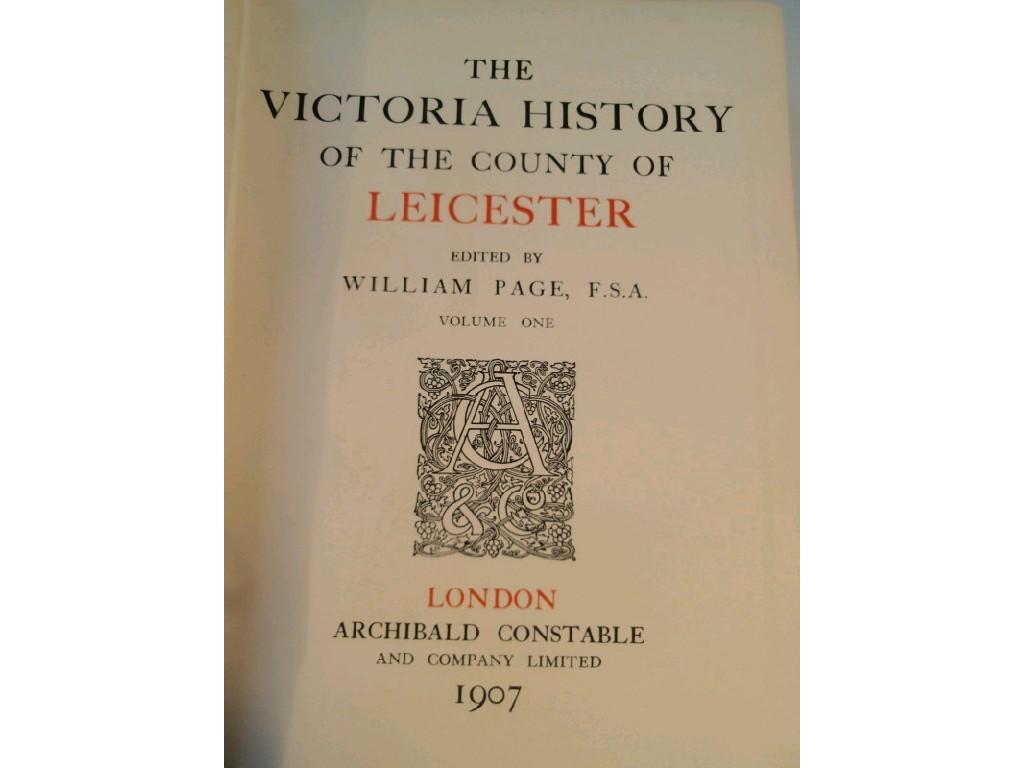 Appraisal: The Victorian History of The Counties of England - Leicestershire