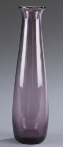 Appraisal: Willy Johansson Purple Glass Vessel Norwegian Designed by Willy Johansson