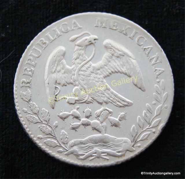 Appraisal: Mexican Silver Reales Coin The Mexican Reales and other silver