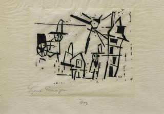 Appraisal: Print Lyonel Feininger Lyonel Feininger American German - Manner Houser