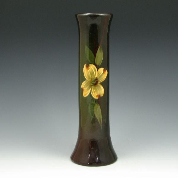 Appraisal: McCoy Loy-Nel-Art floral vase in standard glaze Unmarked Chip to