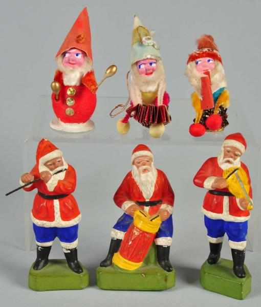 Appraisal: Lot of Christmas Related Items Description Includes three matching composition