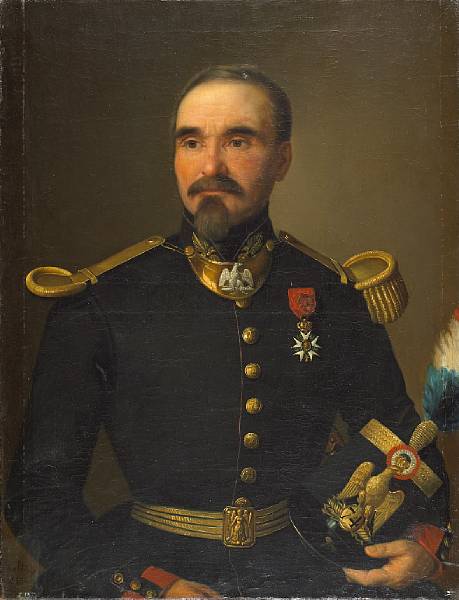 Appraisal: A portrait of a nd Empire French officer of the