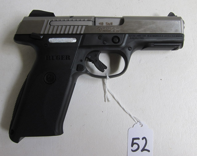 Appraisal: RUGER MODEL SR DOUBLE ACTION SEMI AUTOMATIC PISTOL S W