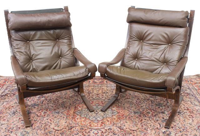 Appraisal: pair Danish mid-century Siesta style armchairs c s- s bentwood