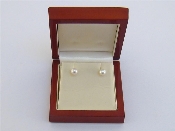 Appraisal: A pair of carat gold and cultured pearl ear studs