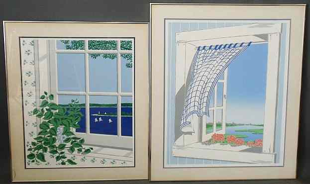 Appraisal: Two framed prints by Eric Holch Morning Breeze x and