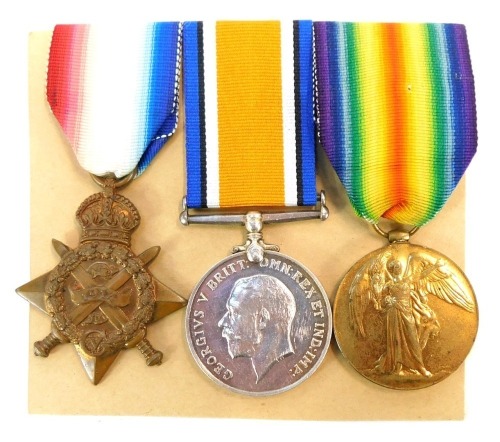 Appraisal: A Star Trio awarded to Pte John Henry Squibb DG-