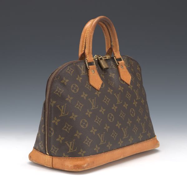 Appraisal: LOUIS VUITTON MONOGRAM CANVAS ALMA x x LV signature Monogram