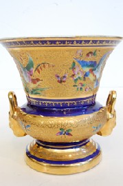 Appraisal: GILDED AND HAND PAINTED PARIS PORCELAIN VASE