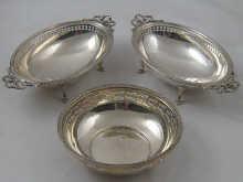 Appraisal: A pair of oval bon bon dishes by Brook Sons