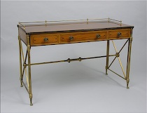 Appraisal: A Vintage Kittinger Campaign Desk Manufactured by the famous Kittinger