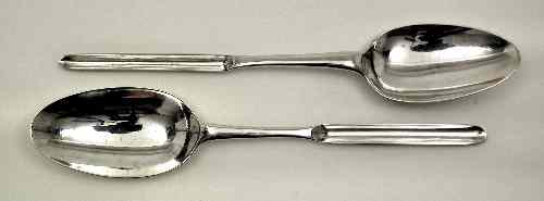 Appraisal: A Georgian silver marrow scoop ins London hallmarks rubbed and