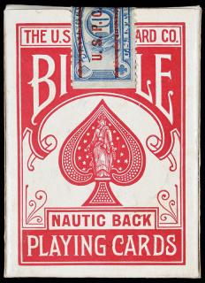 Appraisal: United States Playing Card Co Bicycle Nautic Back Playing Cards