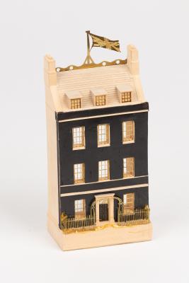 Appraisal: Timothy Richards Contemporary No Downing Street an architectural plaster model