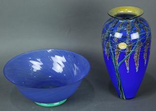 Appraisal: lot of Art glass group lot of Art glass group