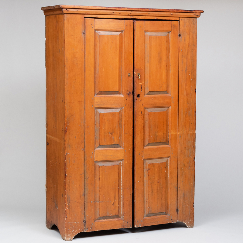 Appraisal: Provincial Pine Cupboard ft in x ft in x in