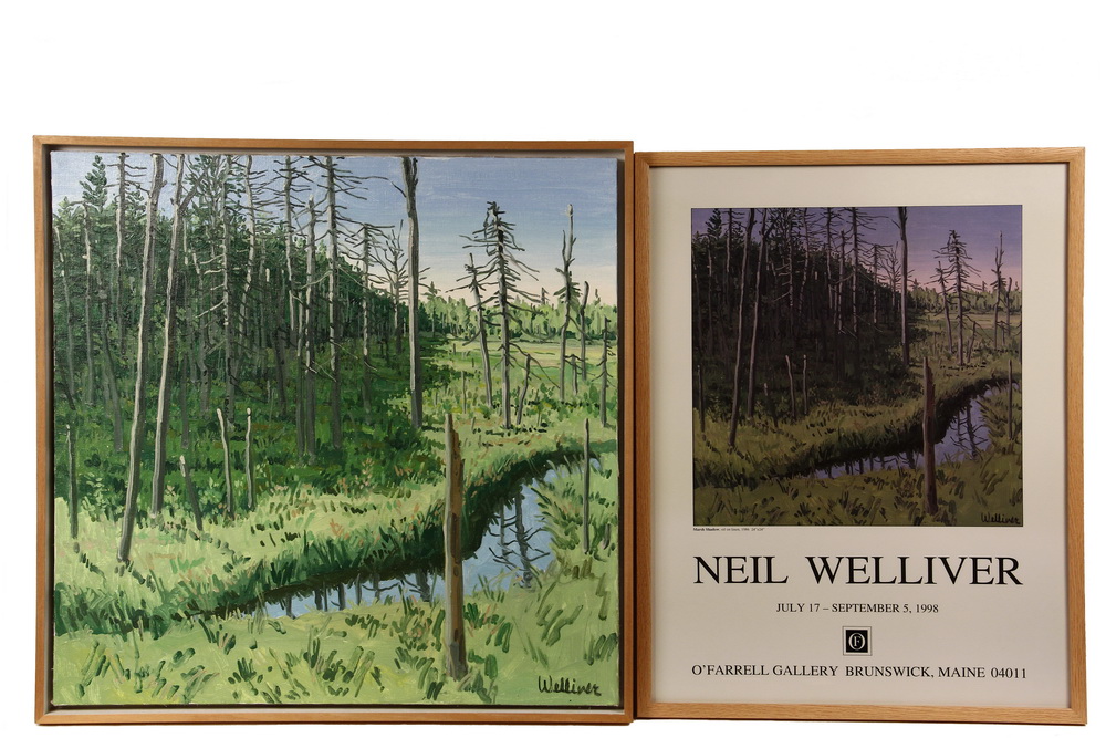 Appraisal: NEIL WELLIVER ME - - Marsh Shadow oil on linen