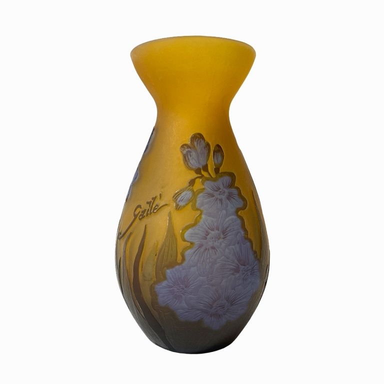 Appraisal: After Emile Galle French - Vase Signed French Art Nouveau