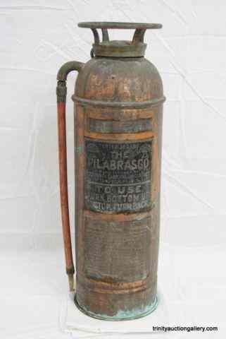 Appraisal: Antique Brass Fire ExtinguisherFrom the early 's called ''The Pilabrasgo''