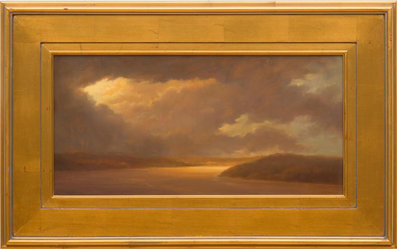 Appraisal: JANE BLOODGOOD-ABRAMS REVELATION Oil on panel signed with initials 'JBA'