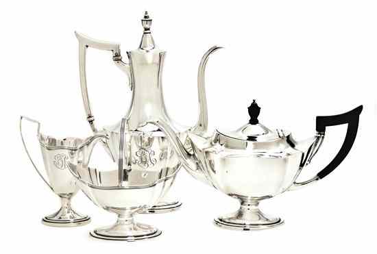 Appraisal: An Assembled American Sterling Silver Tea and Coffee Service Gorham