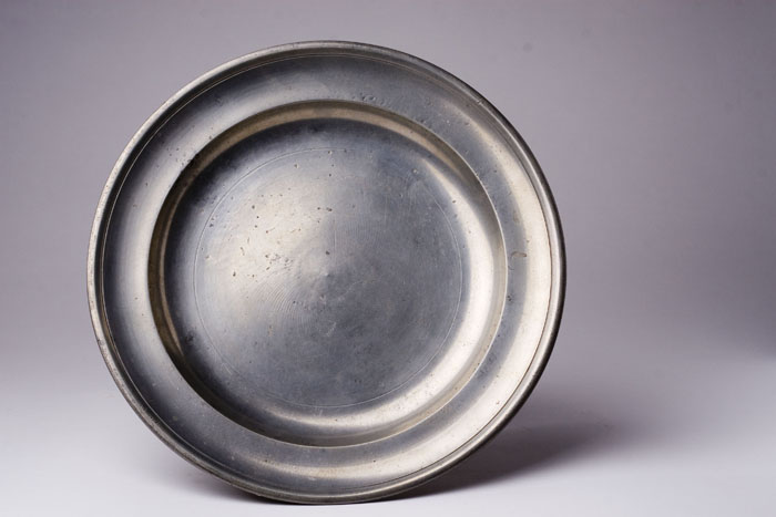 Appraisal: PEWTER PLATE THOMAS DANFORTH BOARDMAN - AND SHERMAN BOARDMAN -