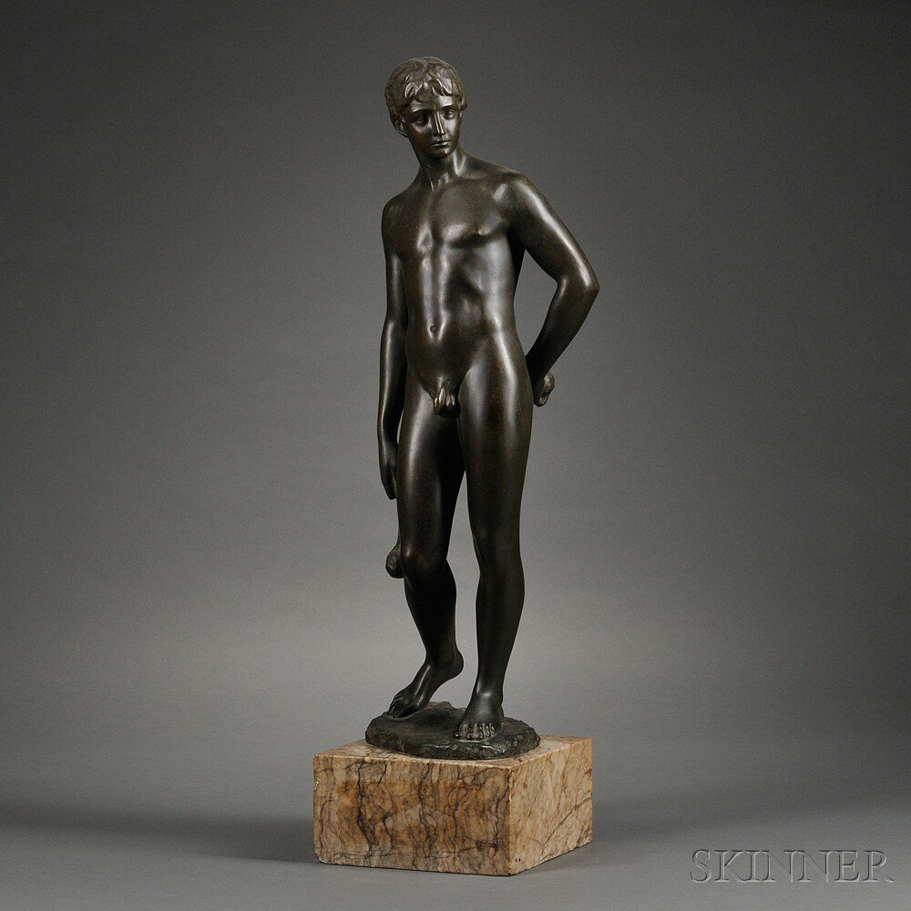 Appraisal: Victor Heinrich Seifert German - David bronze cast as the