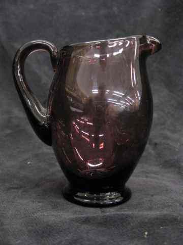 Appraisal: Steuben Amethyst Art Glass Creamer '' unsigned excellent