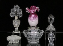 Appraisal: A Lot of Decorative Glass Items Including Czech Kosta Boda