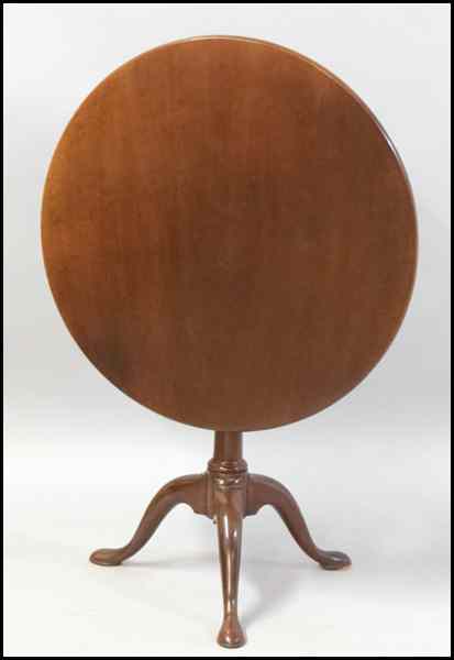 Appraisal: ENGLISH MAHOGANY TILT TOP TABLE Height '' Condition No Specific