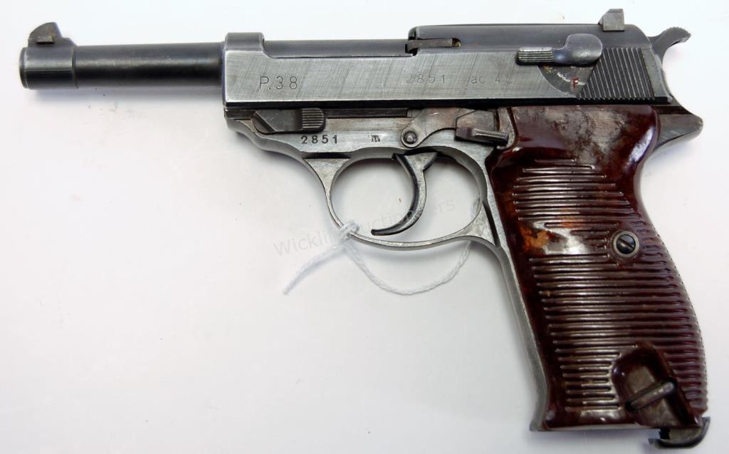 Appraisal: Walther P st Gen ac Code Semi Auto Pistol-Blued barrel