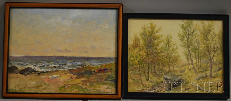 Appraisal: Horace Robbins Burdick American - Two Works Lonely Shore and